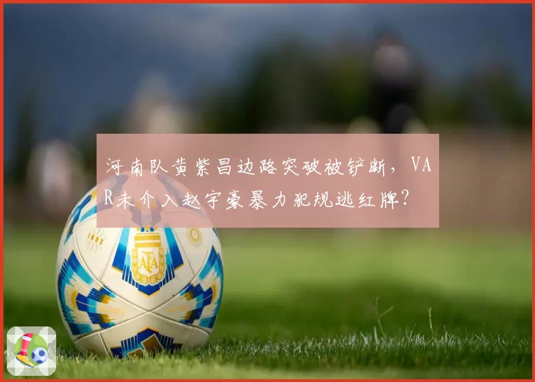河南队黄紫昌边路突破被铲断，VAR未介入赵宇豪暴力犯规逃红牌？