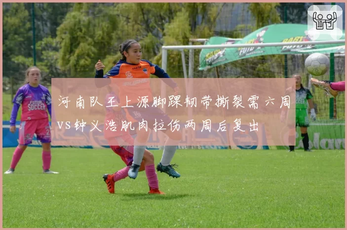 河南队王上源脚踝韧带撕裂需六周vs钟义浩肌肉拉伤两周后复出